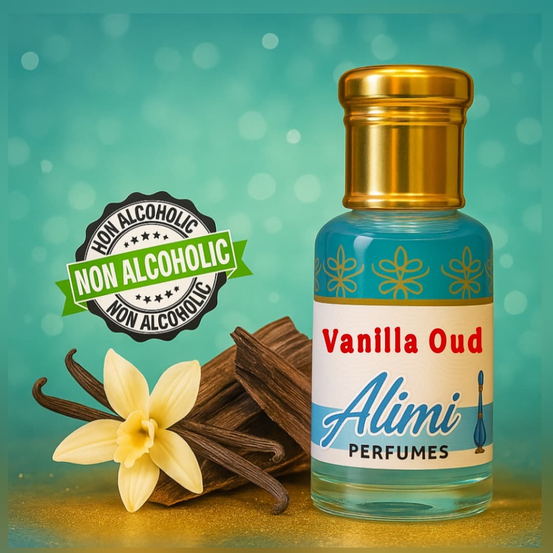 Vanilla Oud Attar – 6ML Non-Alcoholic Roll On by Alimi Perfumes